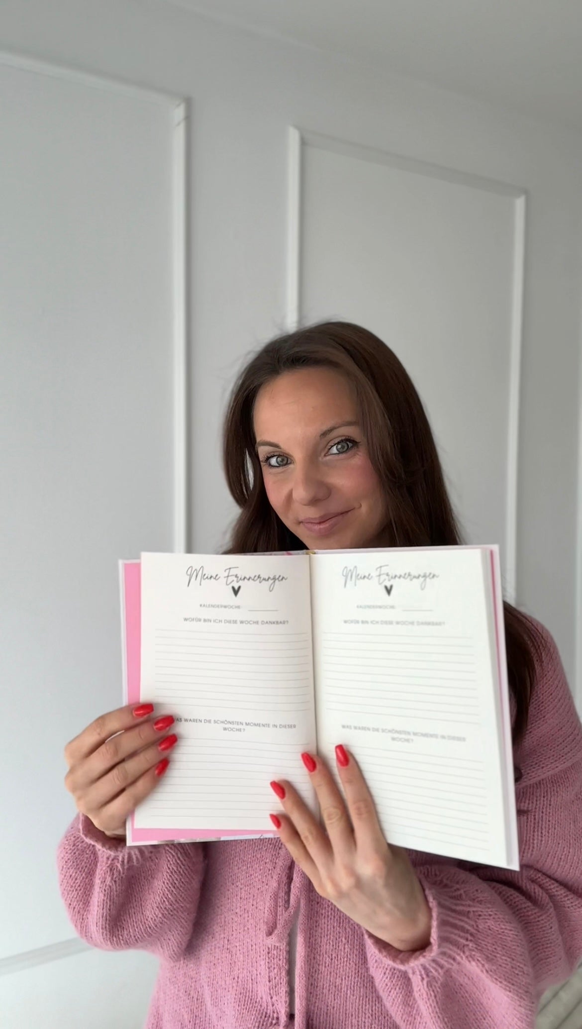 Gratitude journal with artwork on the cover | hand-painted back | each book is unique