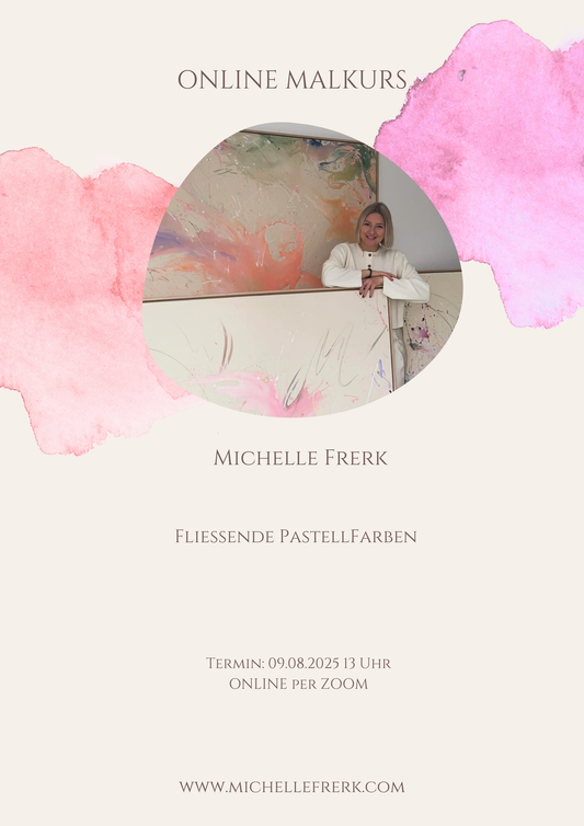 Online Malkurs / Kunstworkshop am 09.08.2025