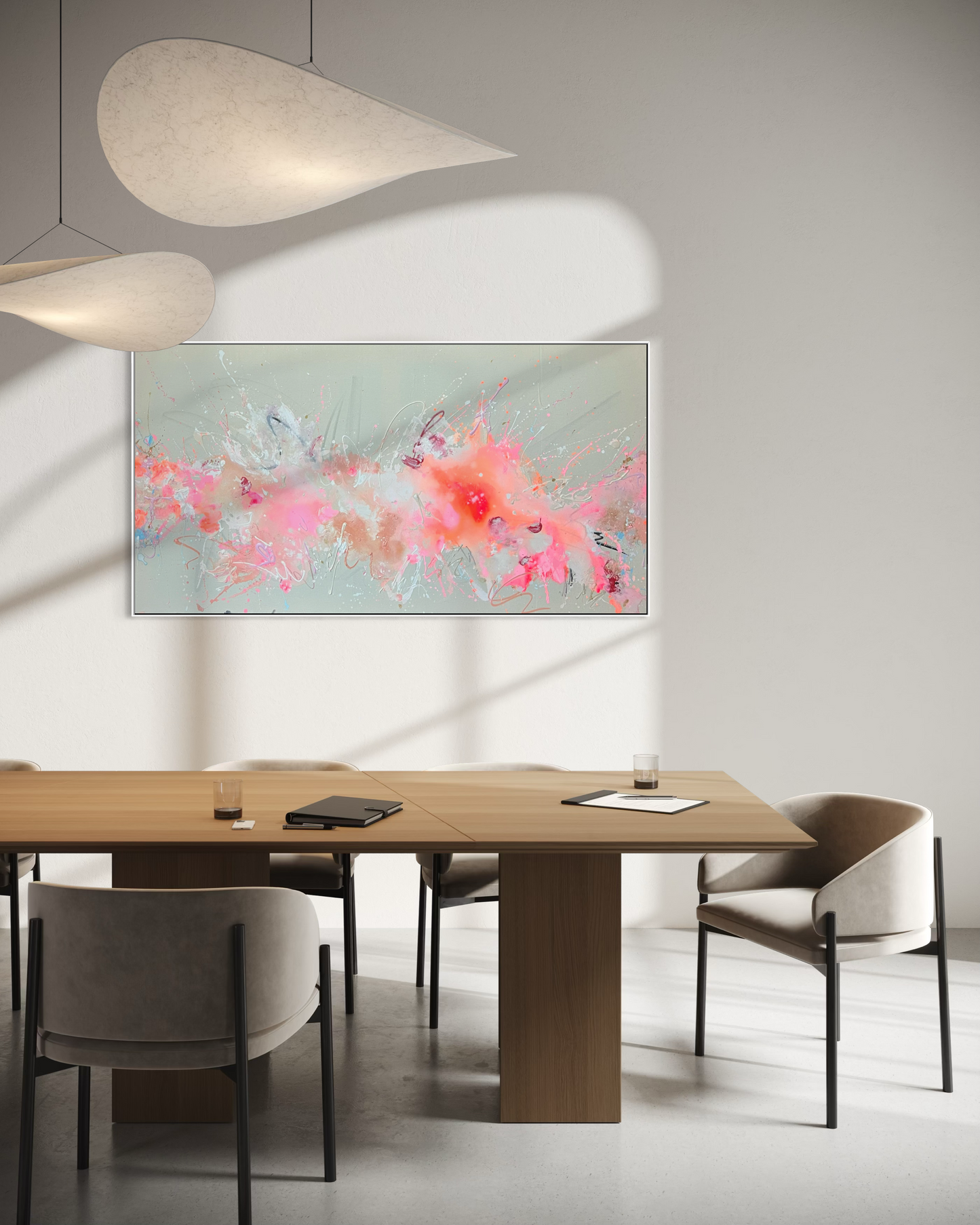 A KISS OF ORANGE & PINK