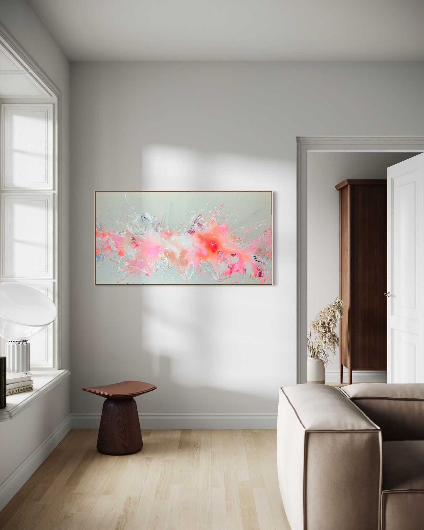 A KISS OF ORANGE & PINK