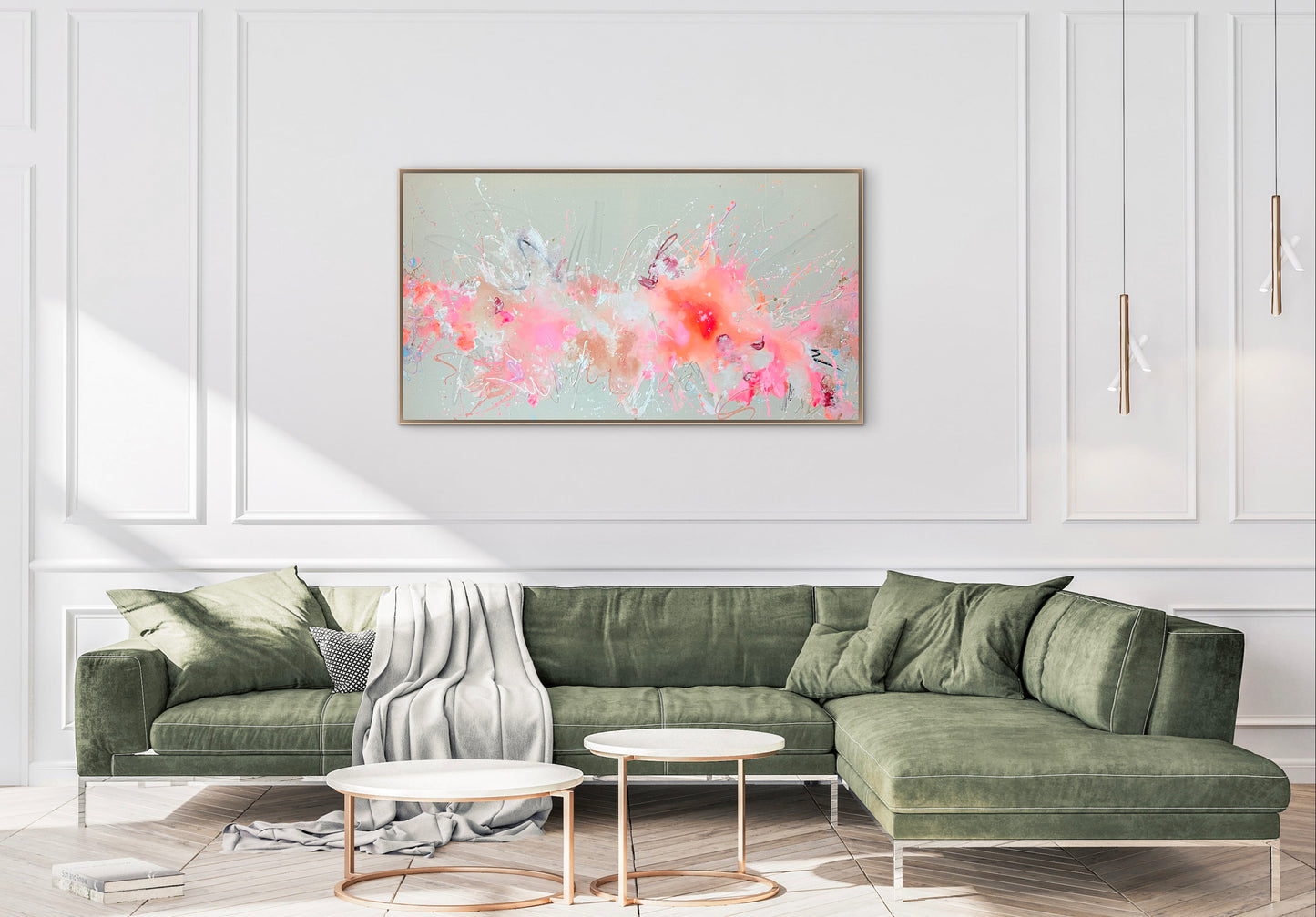 A KISS OF ORANGE & PINK