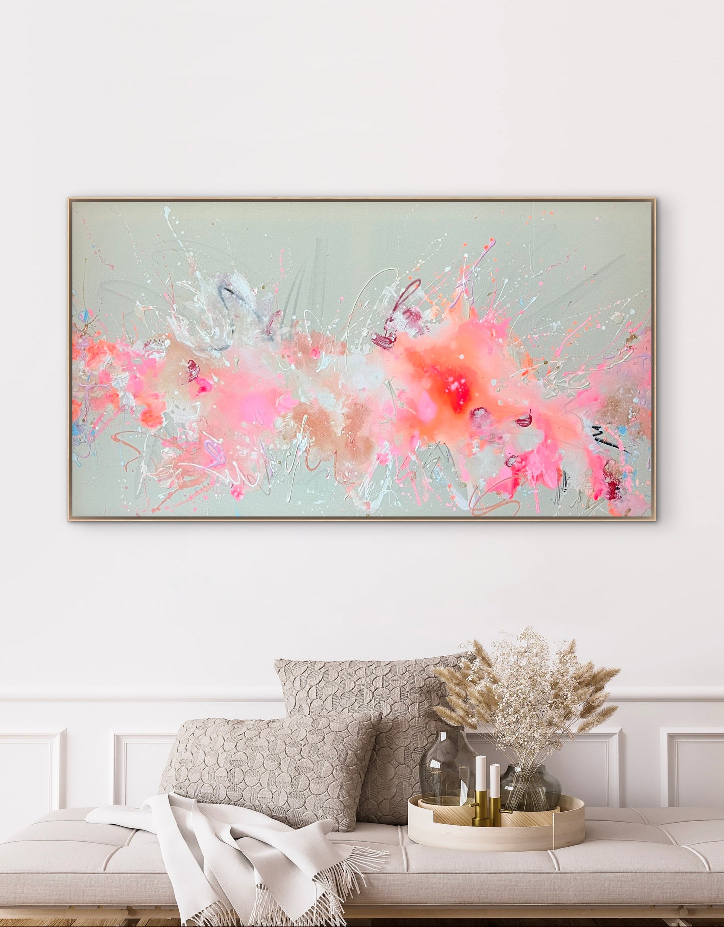 A KISS OF ORANGE & PINK